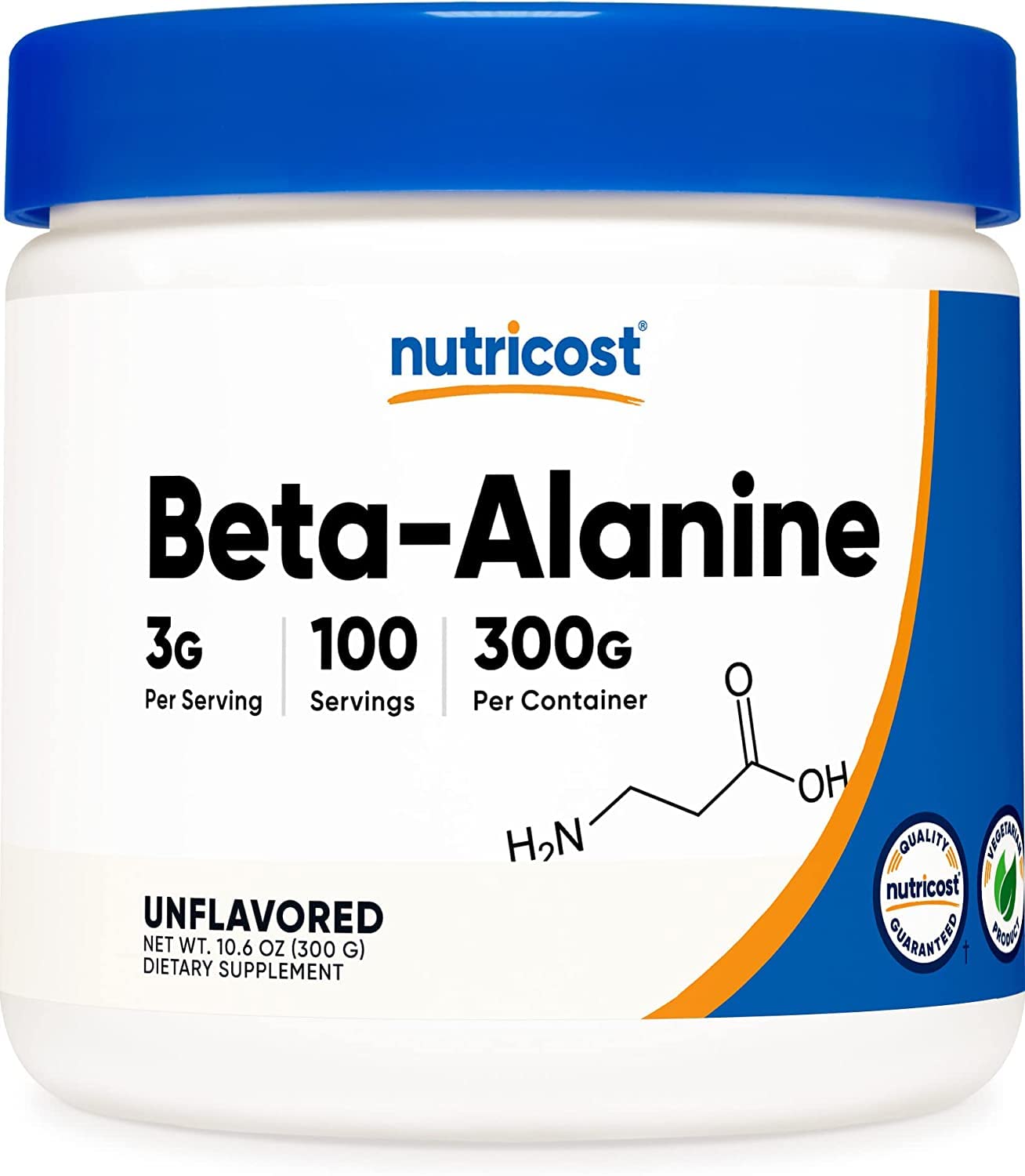 Foto 2 pulgar | Suplemento Nutricost Beta Alanina En Polvo 300 G (300 Porciones) - Venta Internacional.