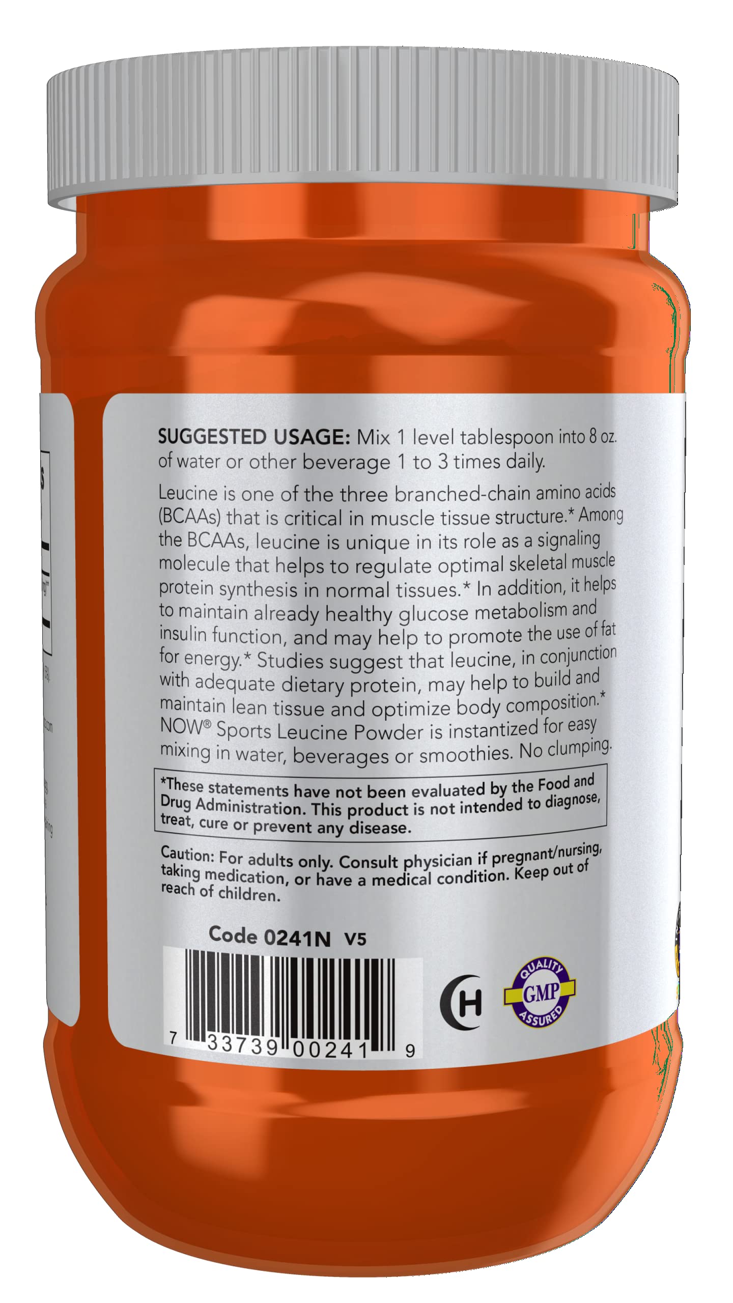 Foto 4 pulgar | La L-leucina En Polvo De Supplement Now Foods, 266 Ml, Fortalece El Tejido Magro - Venta Internacional.