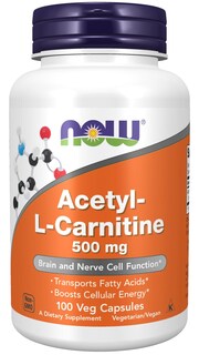 Foto 1 | Acetil L-carnitina De Supplement Now Foods, 500 Mg, 100 Cápsulas - Venta Internacional.