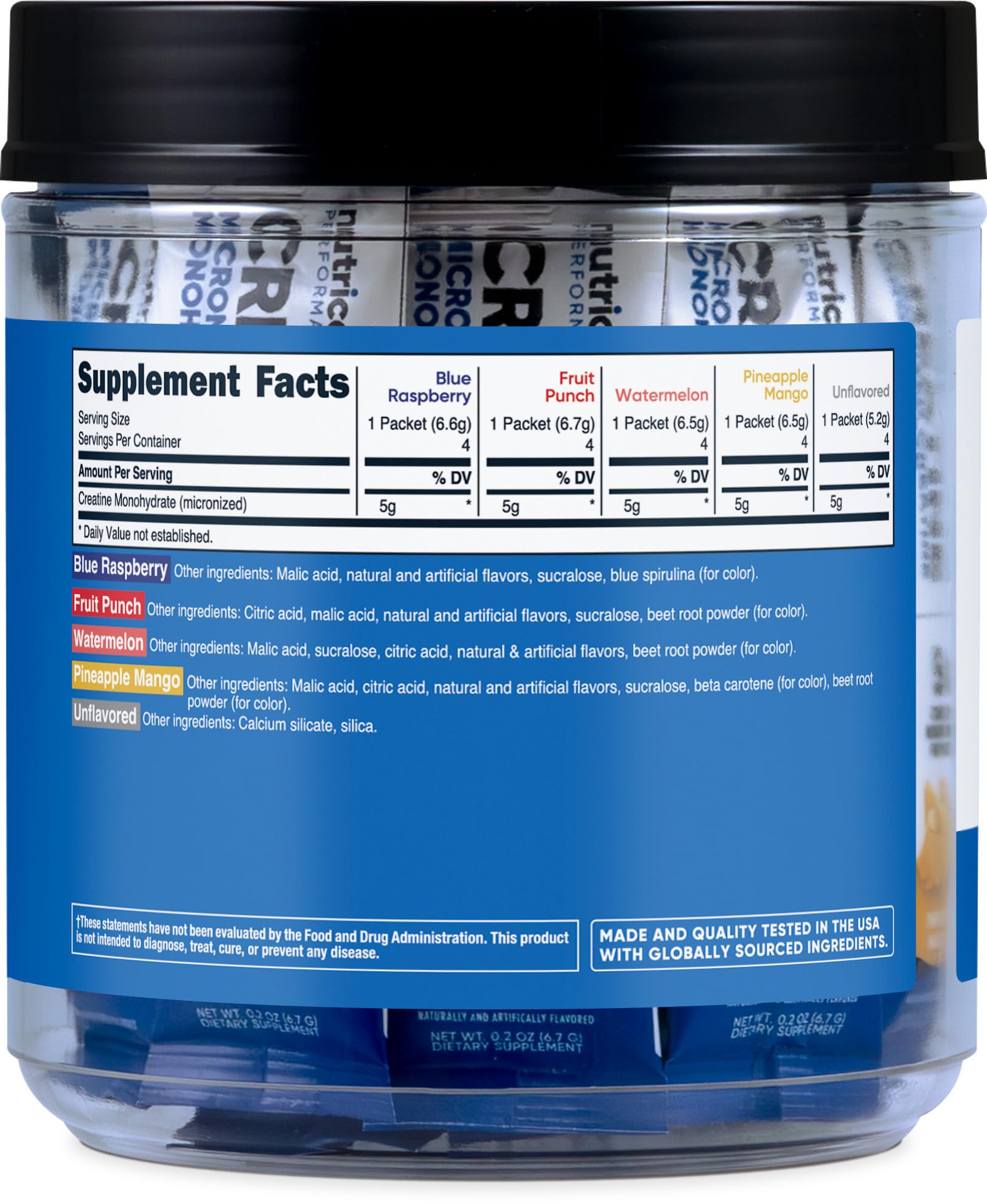 Foto 5 | Suplemento Nutricost De Monohidrato De Creatina En Polvo, 20 Porciones - Venta Internacional.