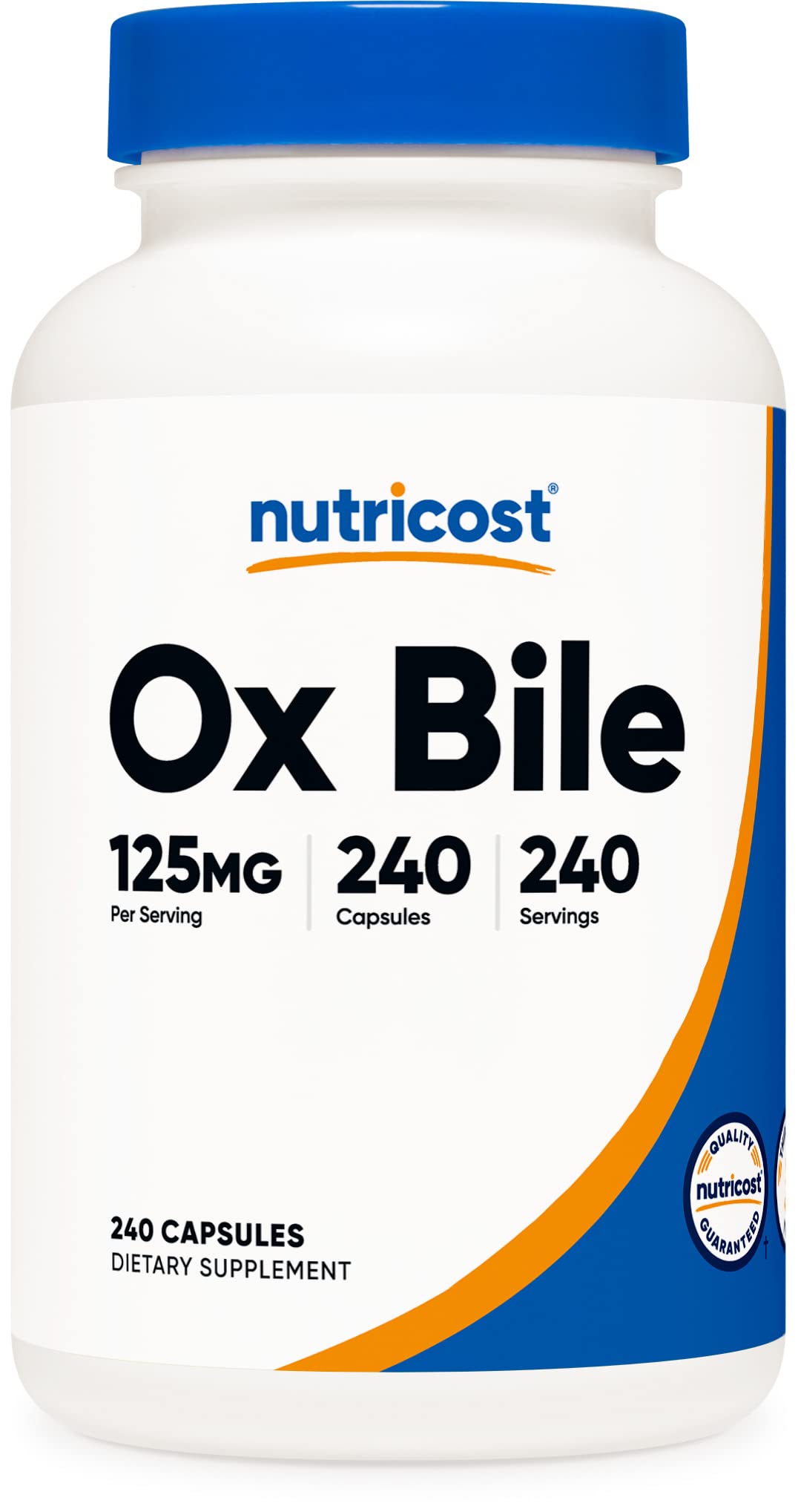 Foto 2 pulgar | Suplemento Nutricost Ox Bile Capsules 125 Mg X240 - Venta Internacional.