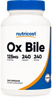 Foto 1 | Suplemento Nutricost Ox Bile Capsules 125 Mg X240 - Venta Internacional.