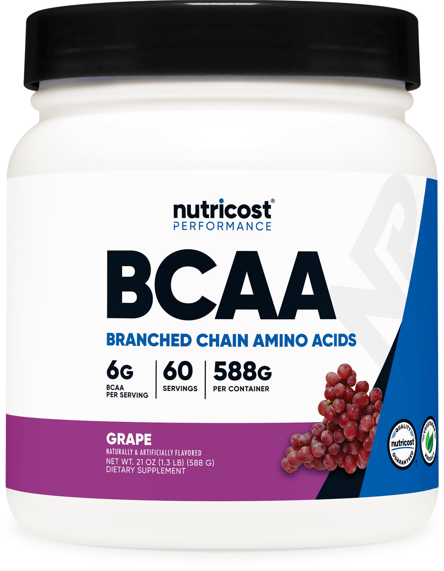 Foto 2 pulgar | Bcaa En Polvo Nutricost Sabor A Uva 60 Porciones 360 G - Venta Internacional.