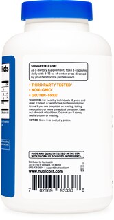 Foto 3 | Suplemento Nutricost Glucomanano 1800 Mg 180 Cápsulas - Venta Internacional.