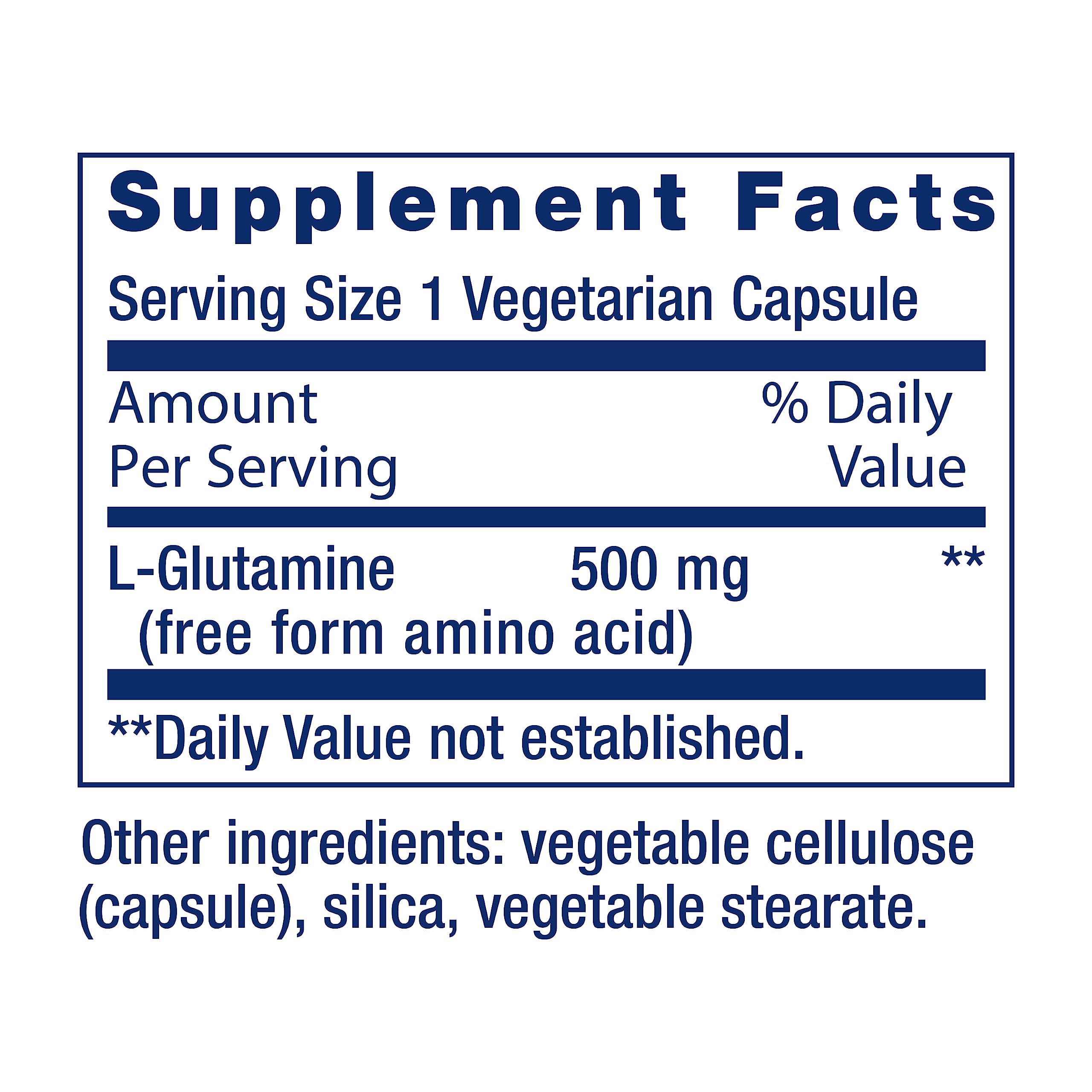 Foto 4 pulgar | Suplemento Life Extension L-glutamina 500 Mg 100 Cápsulas - Venta Internacional.