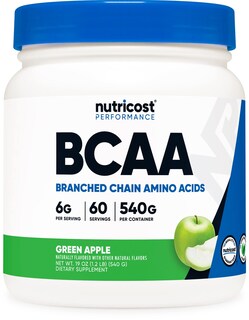 Foto 1 | Suplemento Nutricost Bcaa En Polvo 2:1:1 De Manzana Verde 360 G - Venta Internacional.