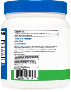 Foto 3 | Suplemento Nutricost Bcaa En Polvo 2:1:1 De Manzana Verde 360 G - Venta Internacional.