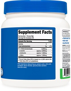 Foto 4 | Suplemento Nutricost Bcaa En Polvo 2:1:1 De Manzana Verde 360 G - Venta Internacional.