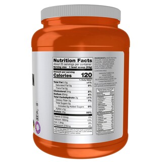 Foto 2 | Proteína En Polvo Now Sports Nutrition Whey Isolate, 25 G, Chocolate - Venta Internacional.