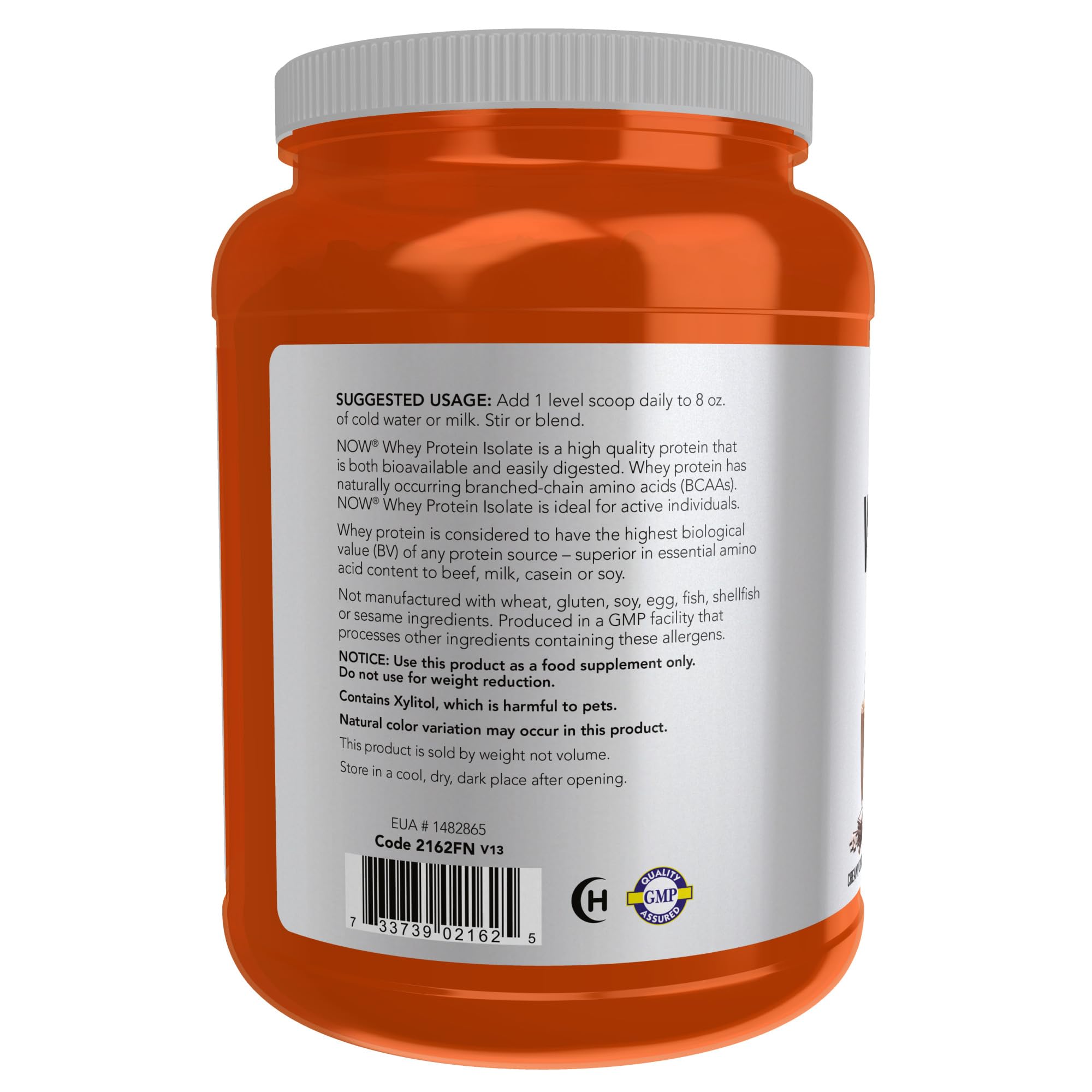 Foto 4 pulgar | Proteína En Polvo Now Sports Nutrition Whey Isolate, 25 G, Chocolate - Venta Internacional.