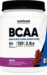 Foto 1 | Bcaa En Polvo Nutricost Con Sabor A Uva, 120 Porciones - Venta Internacional.