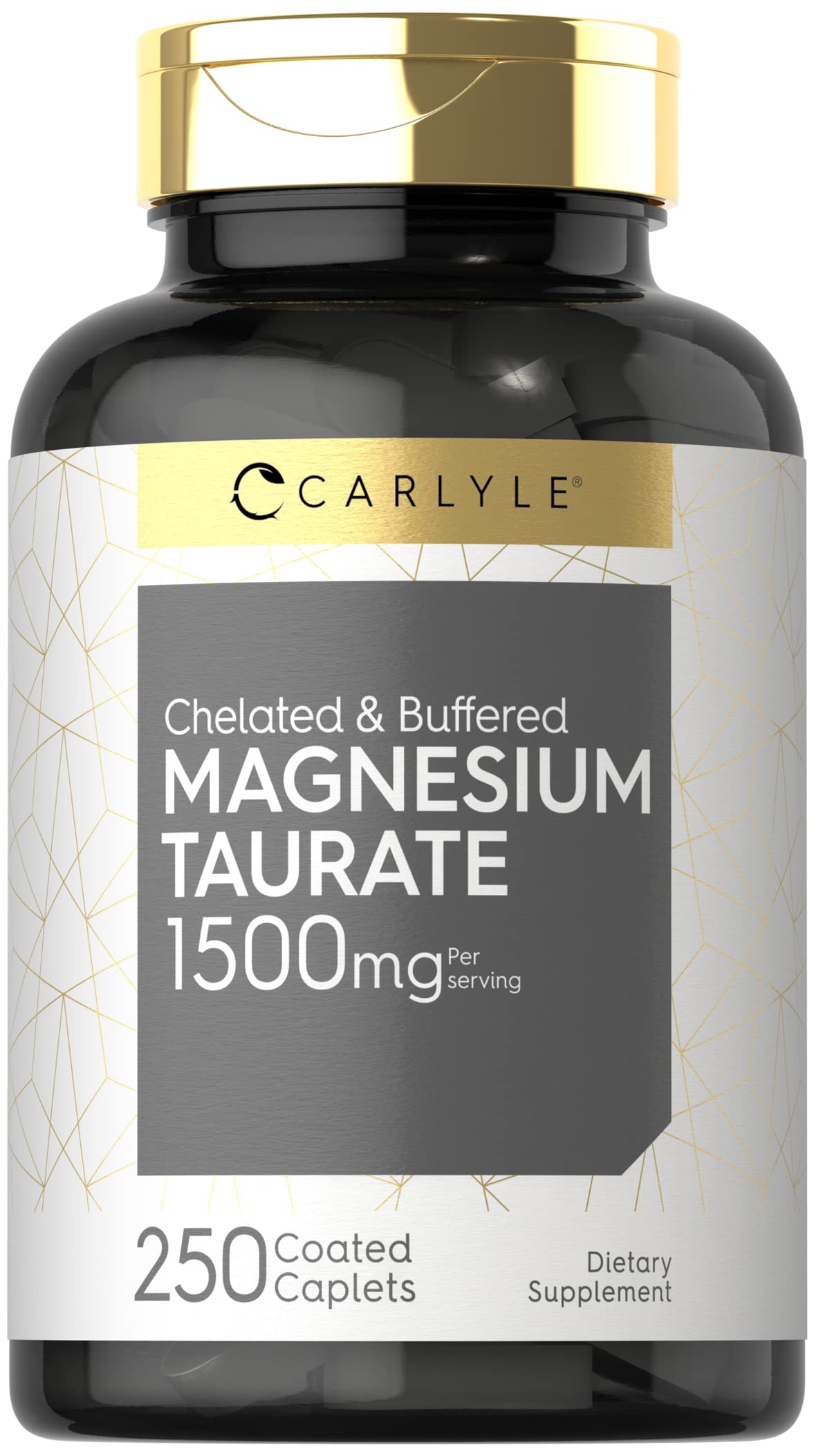 Foto 2 pulgar | Suplemento De Taurato De Magnesio Carlyle 1500 Mg 250 Cápsulas - Venta Internacional.