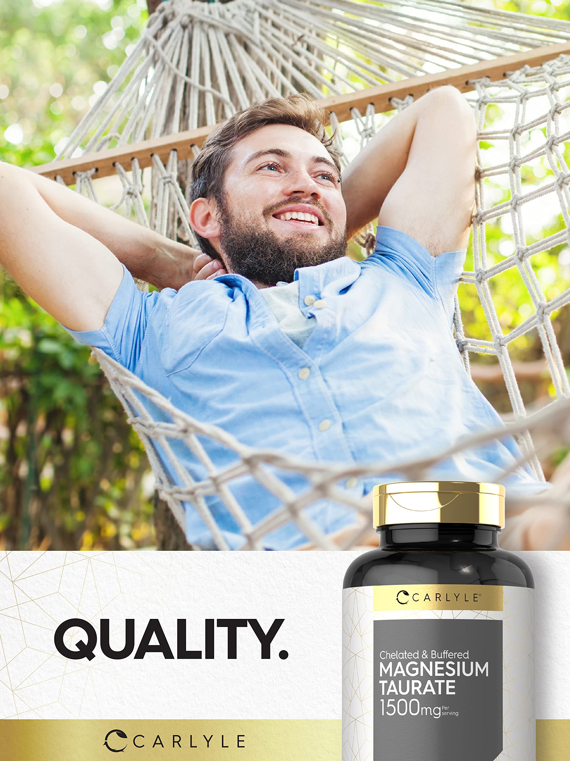 Foto 6 | Suplemento De Taurato De Magnesio Carlyle 1500 Mg 250 Cápsulas - Venta Internacional.