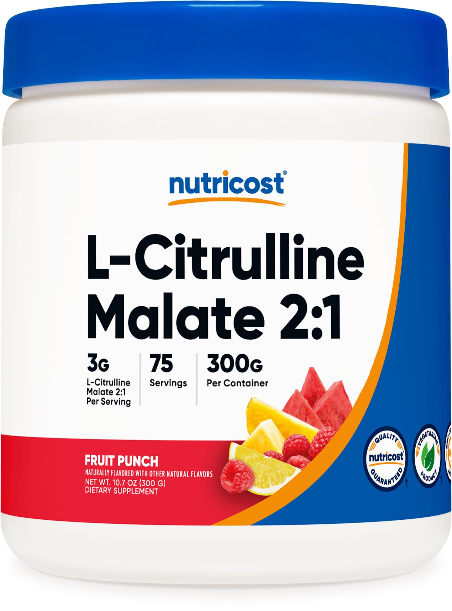 Foto 2 pulgar | Suplemento De Acondicionamiento Físico Nutricost L-citrulina Malato 2:1 300 G - Venta Internacional.