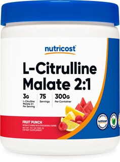 Foto 1 | Suplemento De Acondicionamiento Físico Nutricost L-citrulina Malato 2:1 300 G - Venta Internacional.