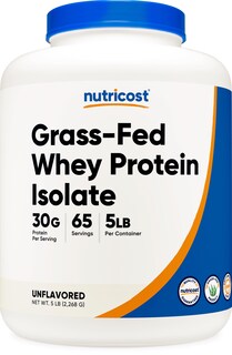 Foto 1 | Proteína De Suero Aislada Nutricost De Animales Alimentados Con Pasto, 2,27 Kg, Sin Sabor - Venta Internacional.