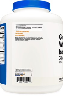 Foto 4 | Proteína De Suero Aislada Nutricost De Animales Alimentados Con Pasto, 2,27 Kg, Sin Sabor - Venta Internacional.