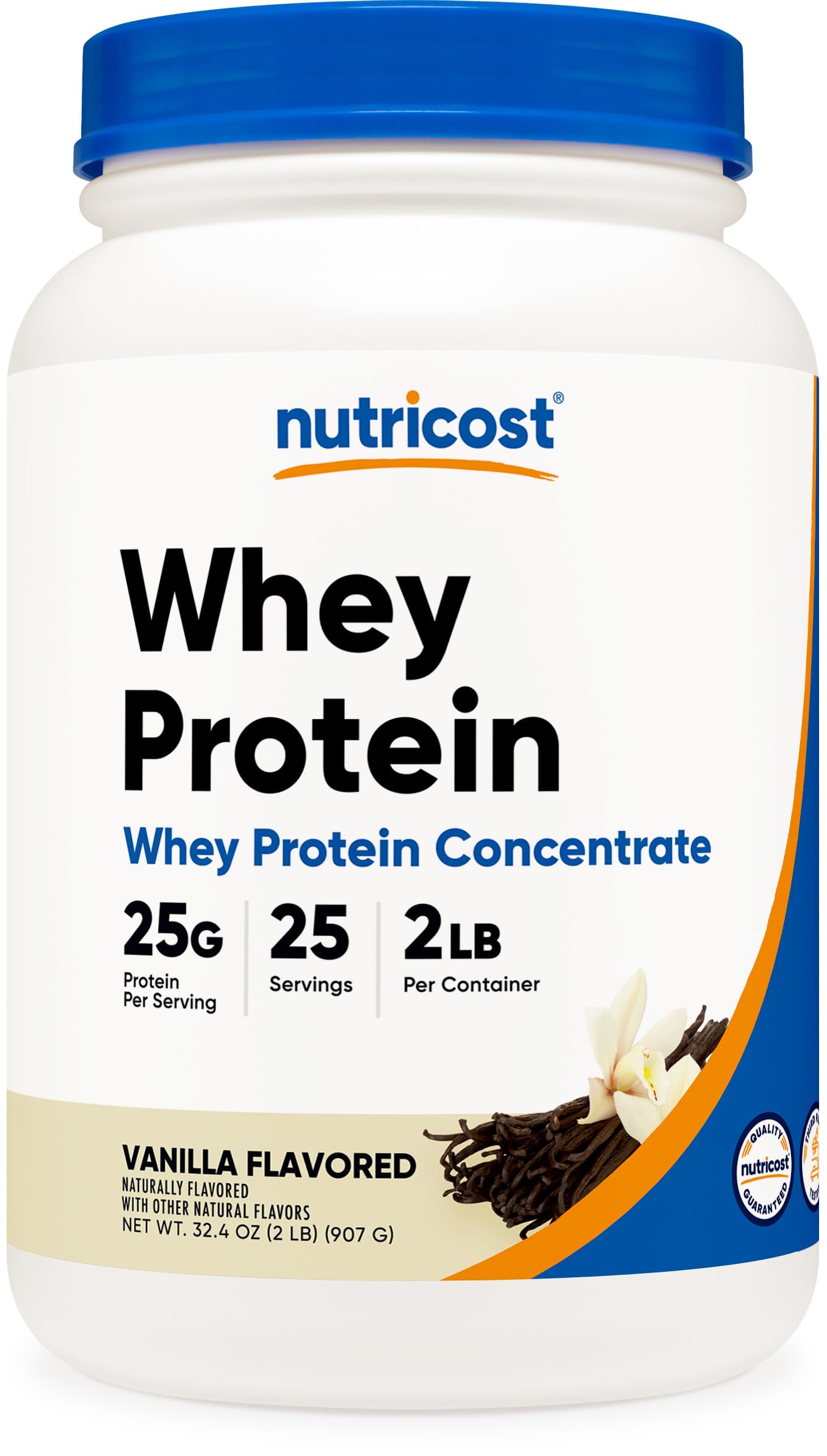 Foto 2 pulgar | Concentrado De Proteína De Suero Nutricost Vanilla 907 G - Venta Internacional.