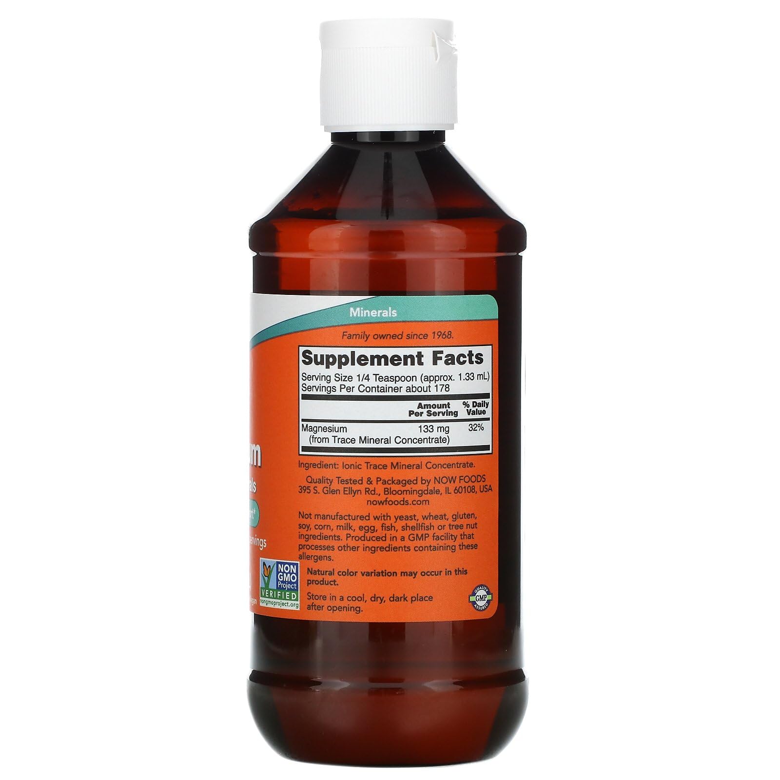Foto 3 pulgar | Supplement Now Magnesio Líquido Con Oligoelementos 240 Ml - Venta Internacional.