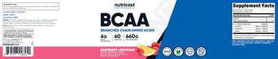 Foto 6 | Limonada De Frambuesa Nutricost En Polvo Con Bcaa, 60 Porciones, 180 G - Venta Internacional.
