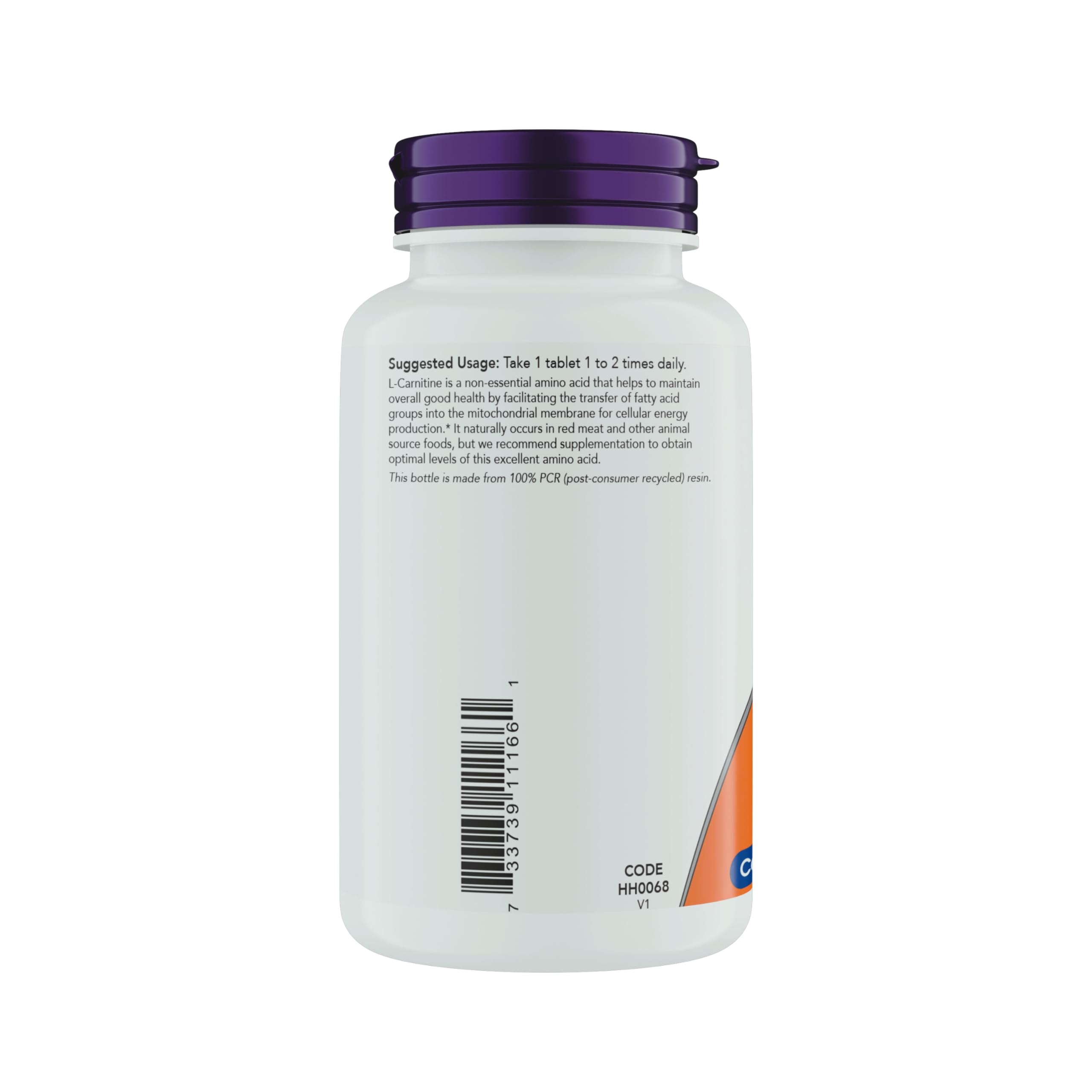 Foto 4 pulgar | Suplemento Now Foods L-carnitina 1000 Mg 150 Comprimidos - Venta Internacional.