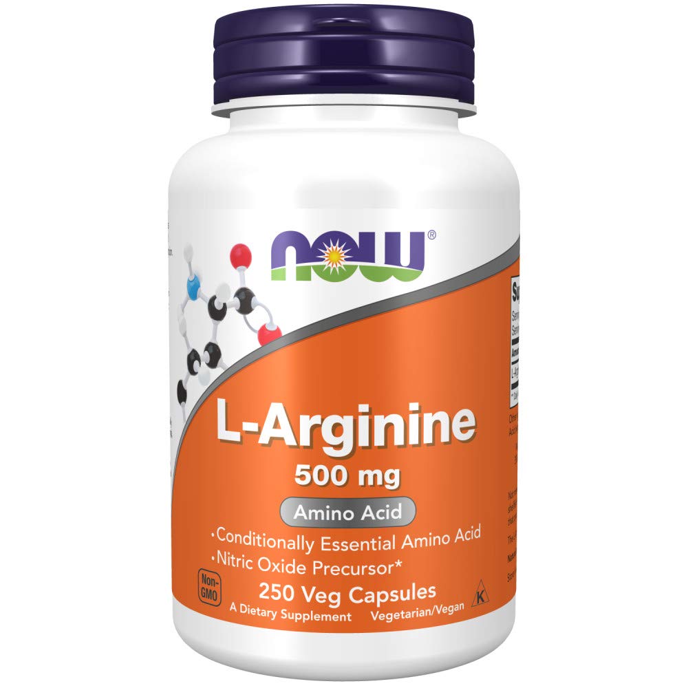 Foto 2 pulgar | Suplemento Now Foods L-arginina 500 Mg 250 Cápsulas - Venta Internacional.