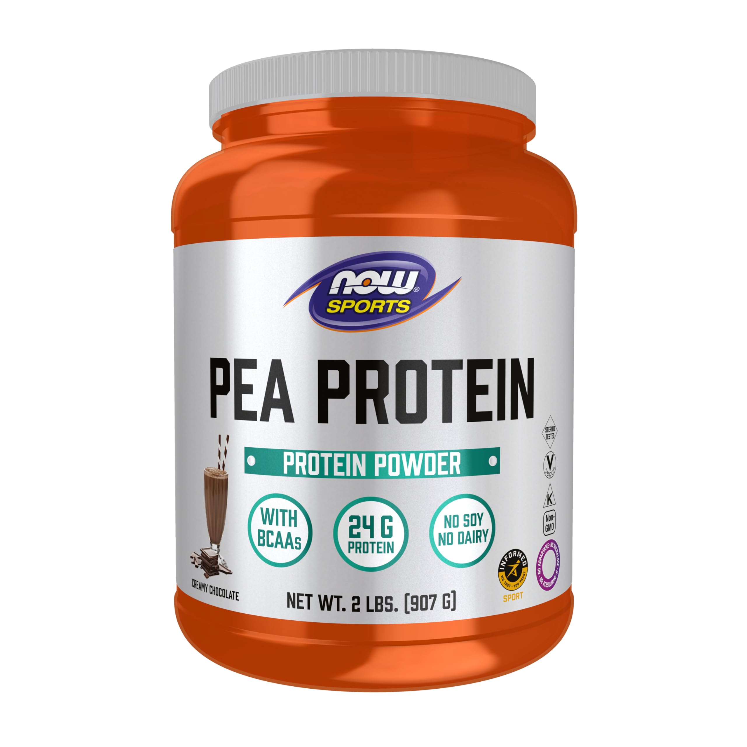Foto 5 pulgar | Proteína En Polvo Now Foods Sports Nutrition, Guisante, 24 G, Chocolate - Venta Internacional.