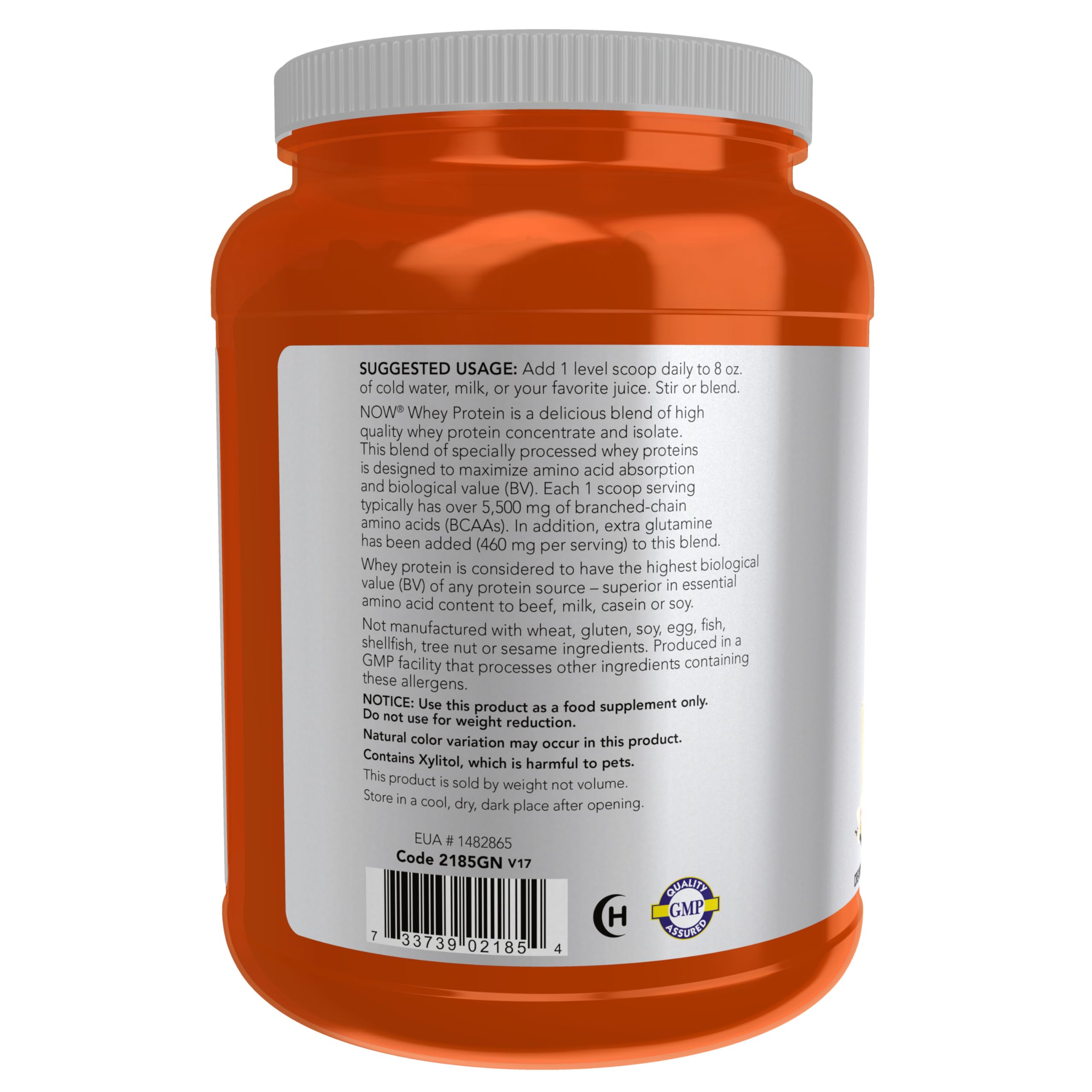 Foto 4 pulgar | Whey Protein Now Foods Sports Nutrition, Vainilla Cremosa, 2 Kg - Venta Internacional.