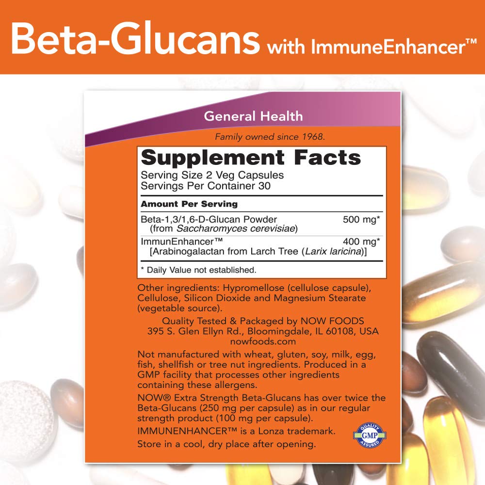 Foto 3 pulgar | Complemente Los Betaglucanos De Now Foods Con Immunenhancer 60 Vegicaps - Venta Internacional.