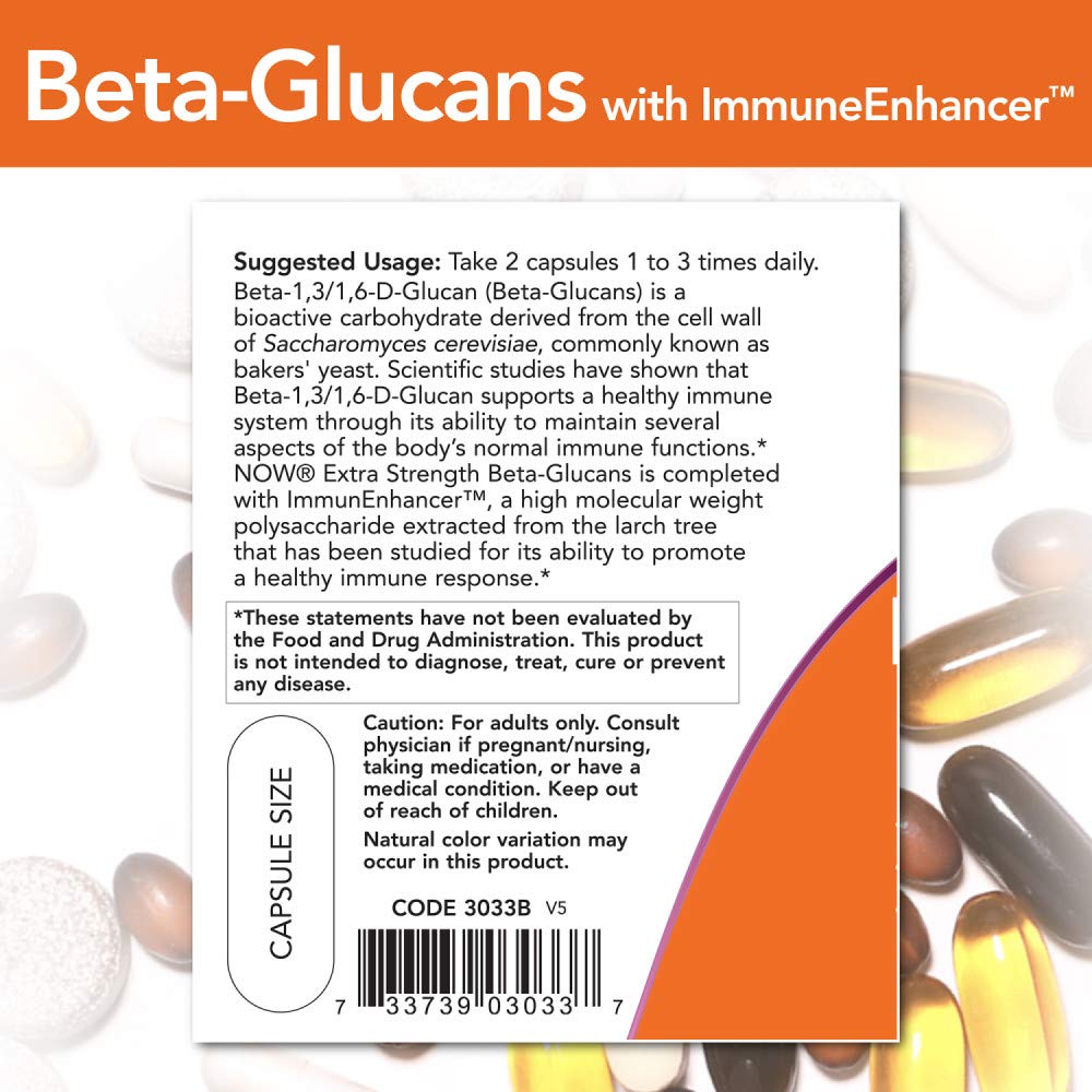 Foto 4 pulgar | Complemente Los Betaglucanos De Now Foods Con Immunenhancer 60 Vegicaps - Venta Internacional.