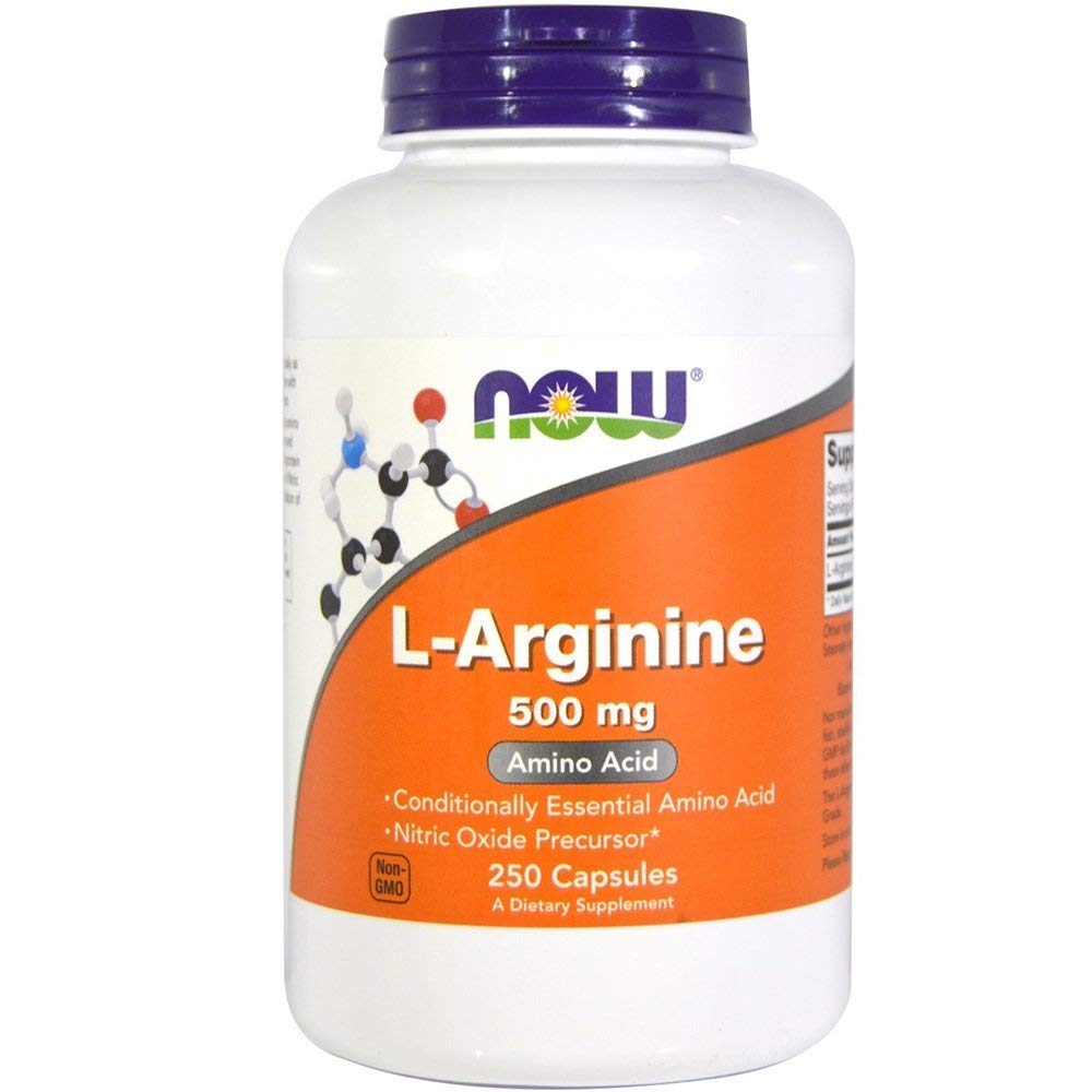 Foto 2 pulgar | Suplemento Now Foods L-arginina, 500 Mg, 250 Cápsulas Vegetarianas, X2 - Venta Internacional.