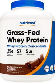 Foto 1 | Concentrado De Proteína De Suero Nutricost, Chocolate Alimentado Con Pasto, 2,27 Kg - Venta Internacional.