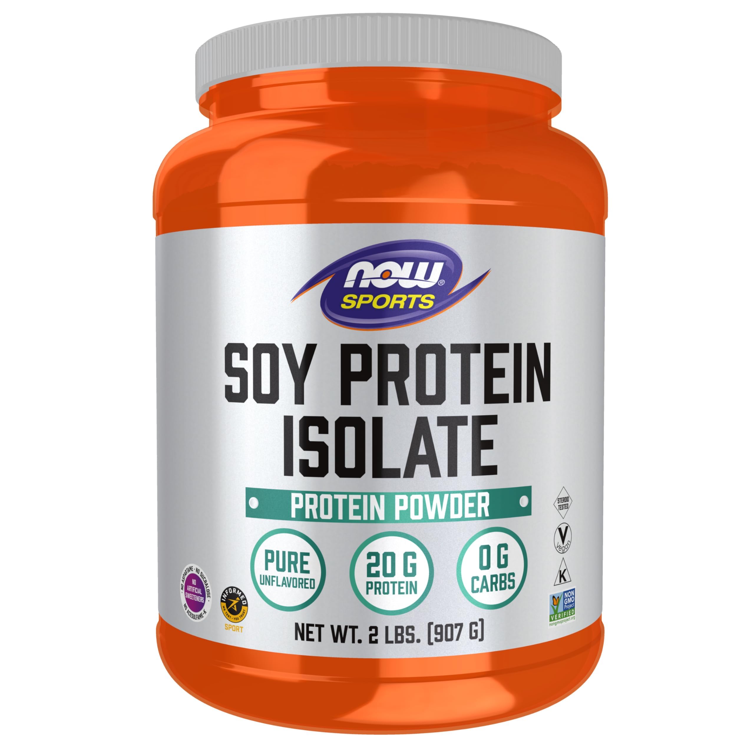 Foto 2 pulgar | Proteína En Polvo Now Foods Proteína Aislada De Soja, 20 G, 2 Libras - Venta Internacional.