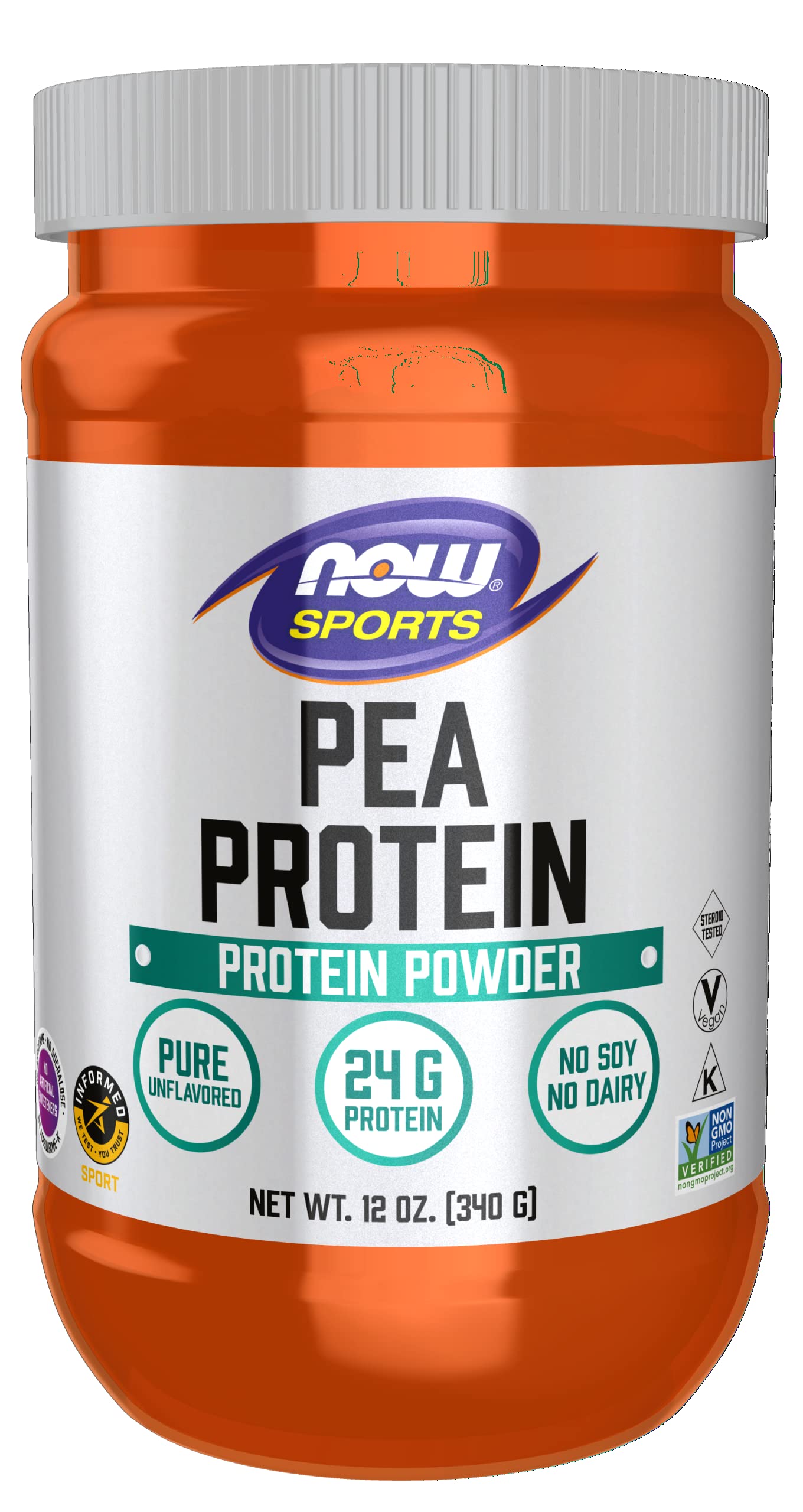 Foto 1 | Proteína En Polvo Now Foods Sports Nutrition, Guisante, 24 G, Sin Sabor - Venta Internacional.