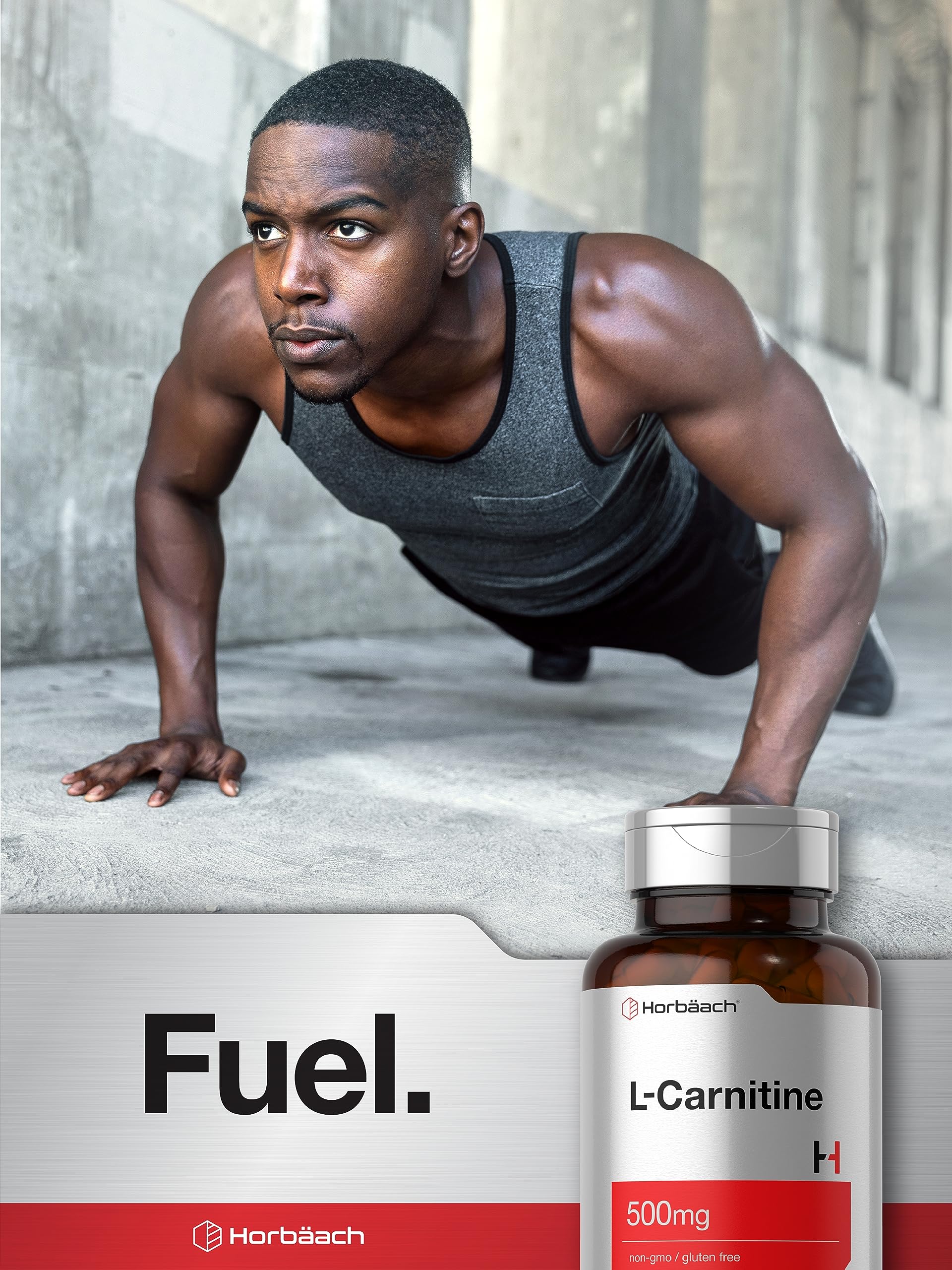 Foto 6 | Suplemento Horbäach L-carnitina 500 Mg 60 Cápsulas - Venta Internacional.