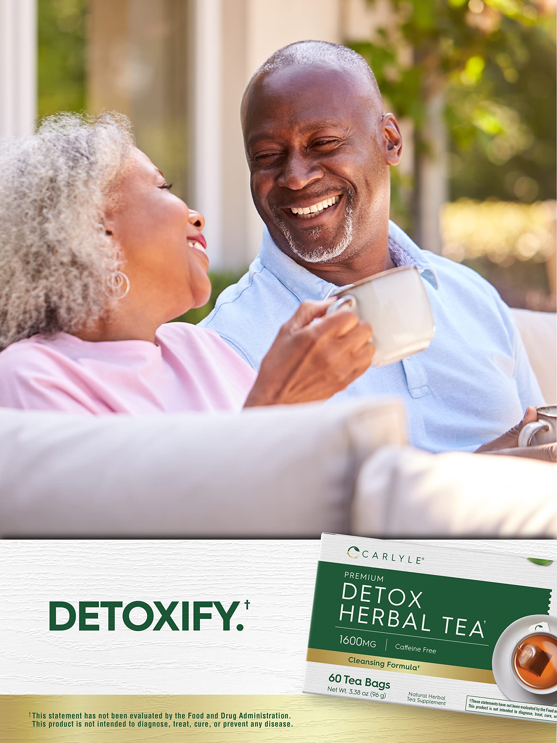 Foto 7 pulgar | Té Desintoxicante De Hierbas Carlyle Vegetariano Sin Ogm Sin Gluten - Venta Internacional.