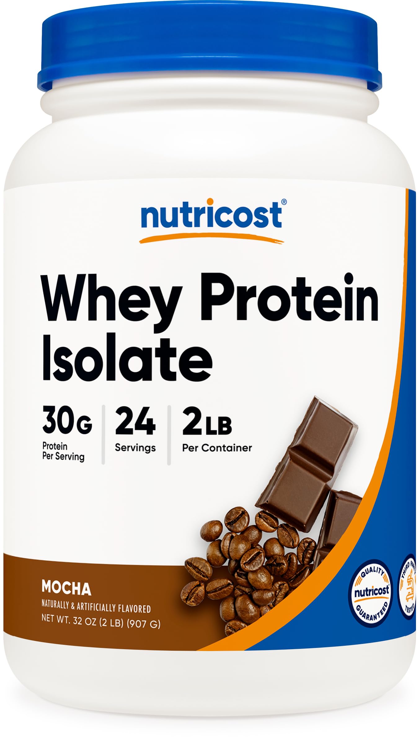 Foto 2 pulgar | Proteína En Polvo Nutricost Whey Protein Isolate Mocha 907 G - Venta Internacional.