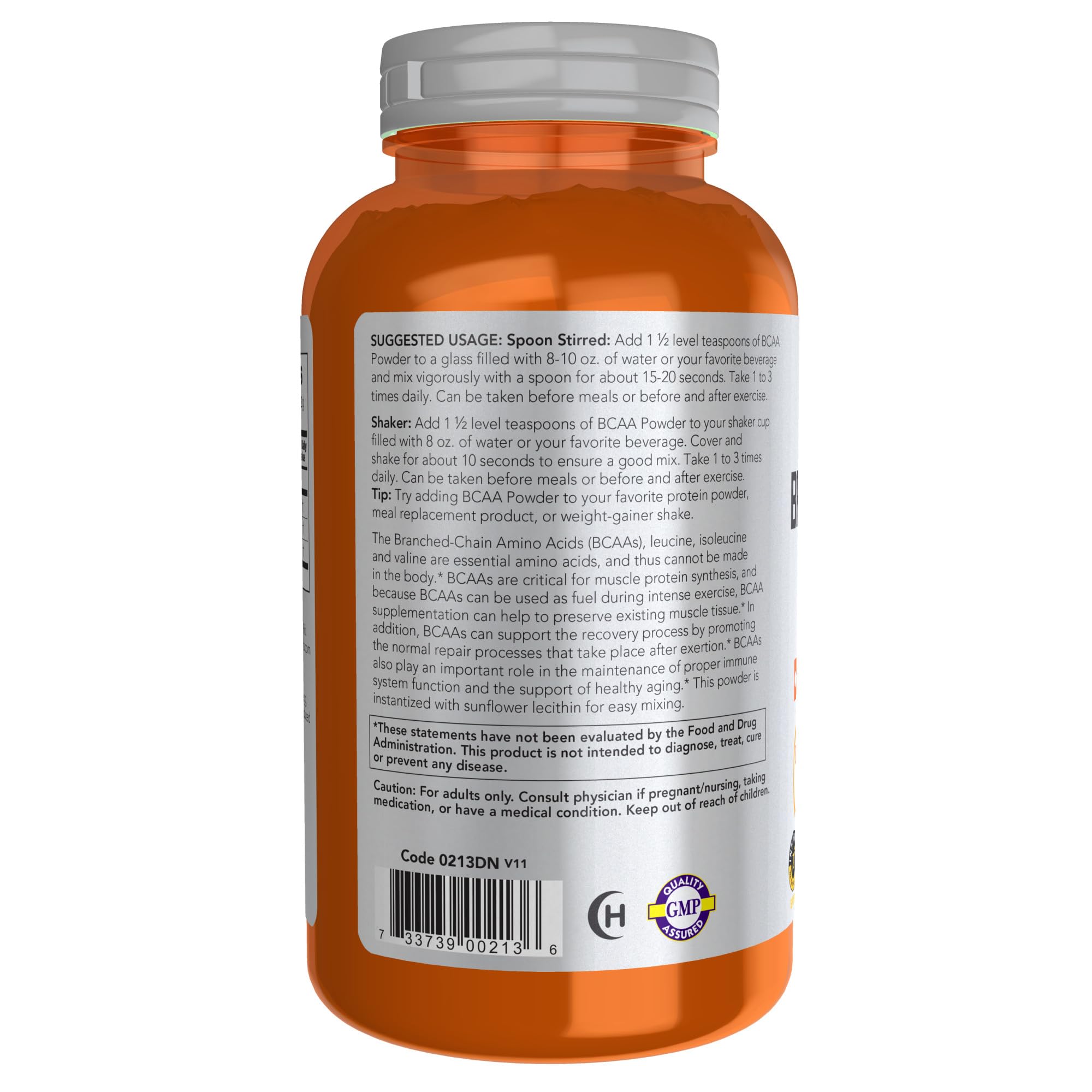 Foto 4 pulgar | Suplemento Now Sports Nutrition Bcaa En Polvo, 350 Ml - Venta Internacional.