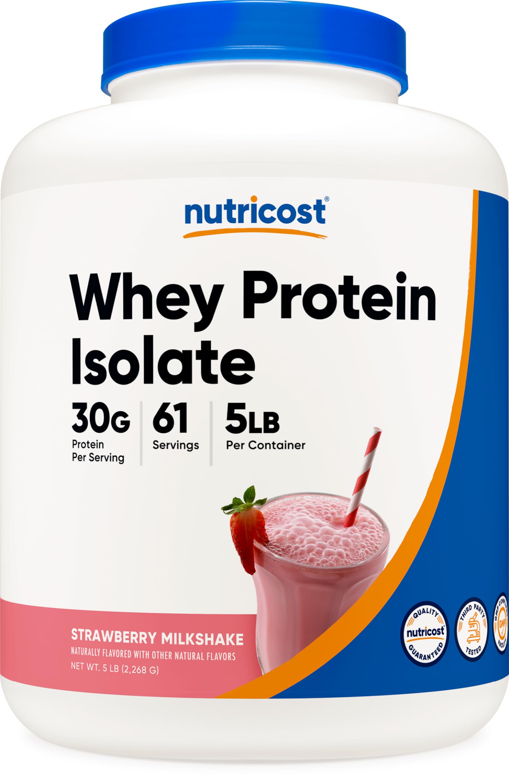 Proteína De Suero Aislada Nutricost Fresa 2,27 Kg - Venta Internacional.