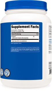 Foto 4 | Suplemento De Monohidrato De Creatina Creapure De Nutricost, 1 Kg - Venta Internacional.