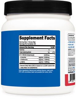 Foto 5 | Bcaa En Polvo Nutricost Sabor Fresa Y Kiwi 60 Porciones - Venta Internacional.