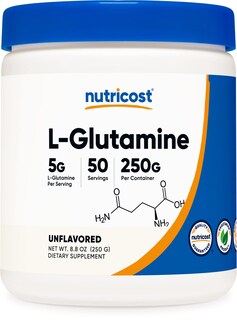 Foto 1 | Suplemento Nutricost L-glutamina En Polvo 250 G Vegano - Venta Internacional.