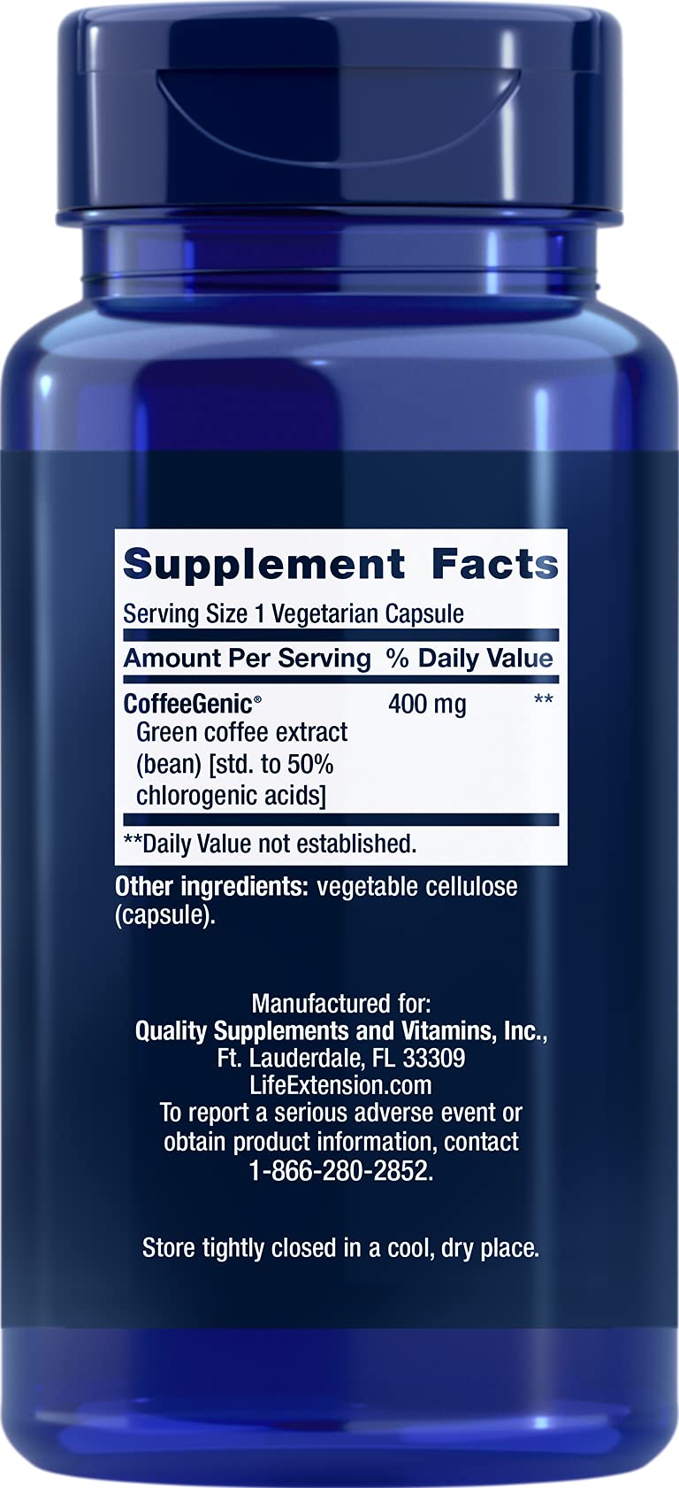Foto 3 pulgar | Supplement Life Extension Coffeegenic Green Coffee 90 Cápsulas - Venta Internacional.
