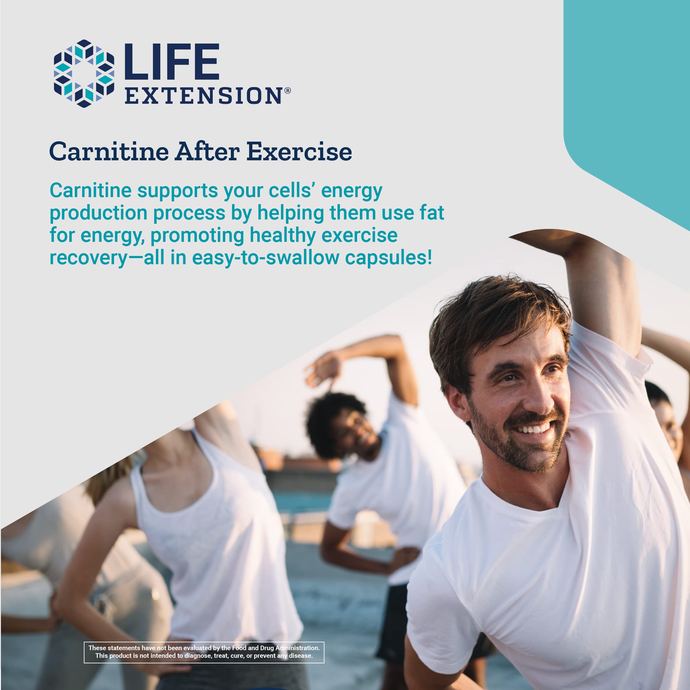 Foto 6 | Carnitina Optimizada Supplement Life Extension 60 Cápsulas - Venta Internacional.