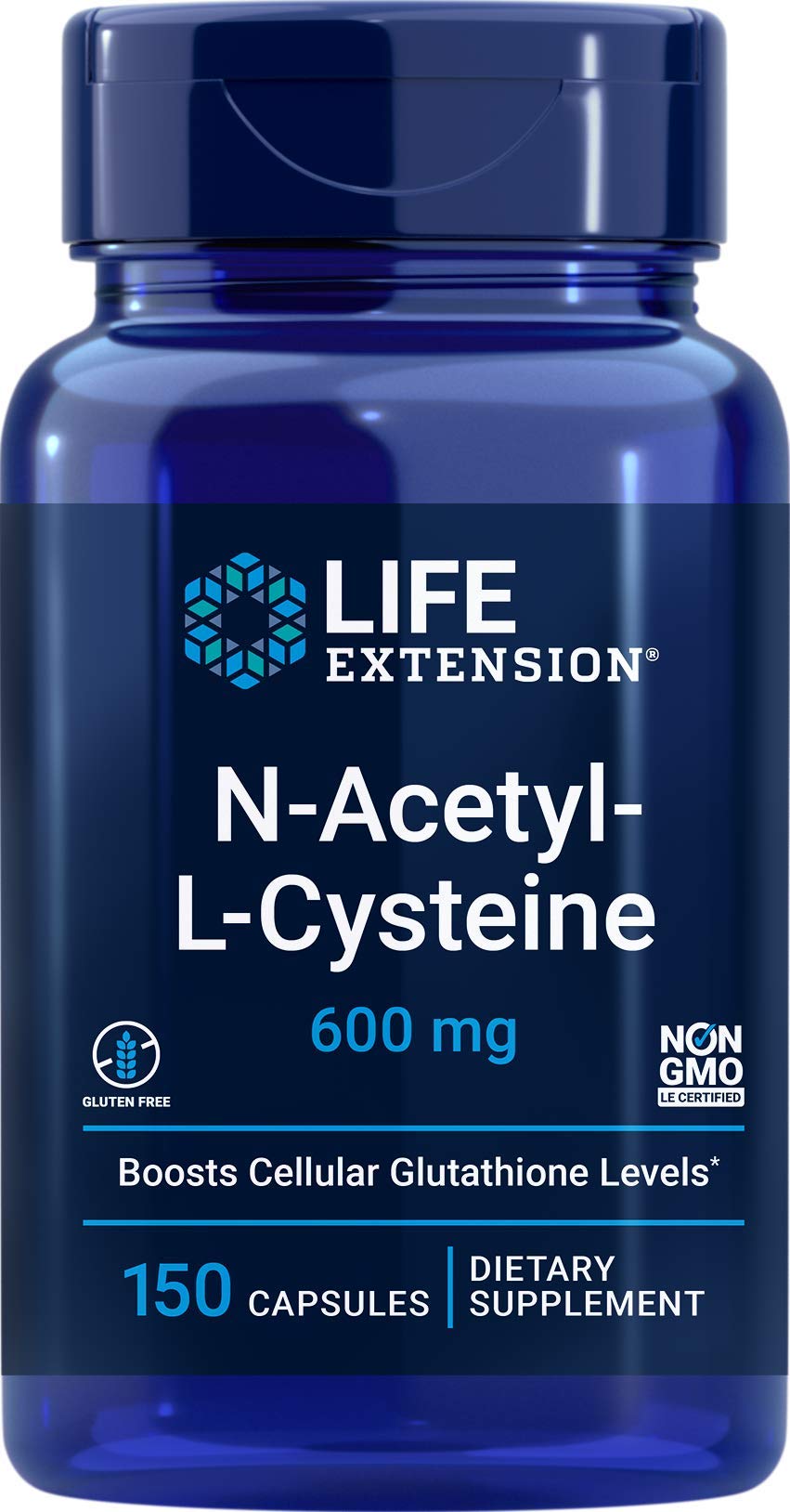 Foto 2 pulgar | Suplemento Life Extension De N-acetil-l-cisteína (nac) 600 Mg - Venta Internacional.
