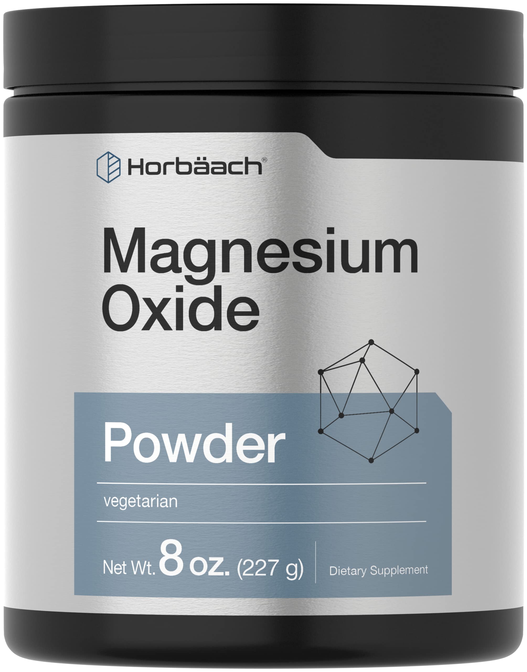 Foto 1 | Suplemento Horbäach De Óxido De Magnesio En Polvo 400 Mg 227 G - Venta Internacional.