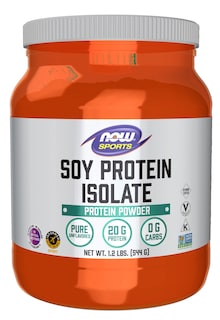 Foto 1 | Proteína En Polvo Now Foods Proteína Aislada De Soja, 20 G, Sin Sabor - Venta Internacional.