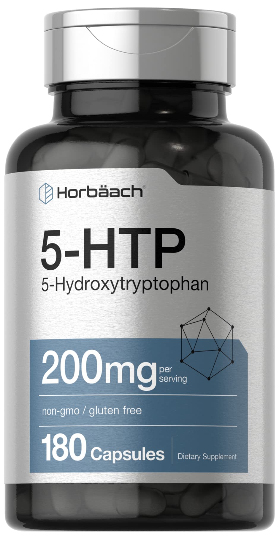 Foto 2 pulgar | Suplemento Horbäach 5htp, 200 Mg, Cápsulas, 180 Unidades - Venta Internacional.
