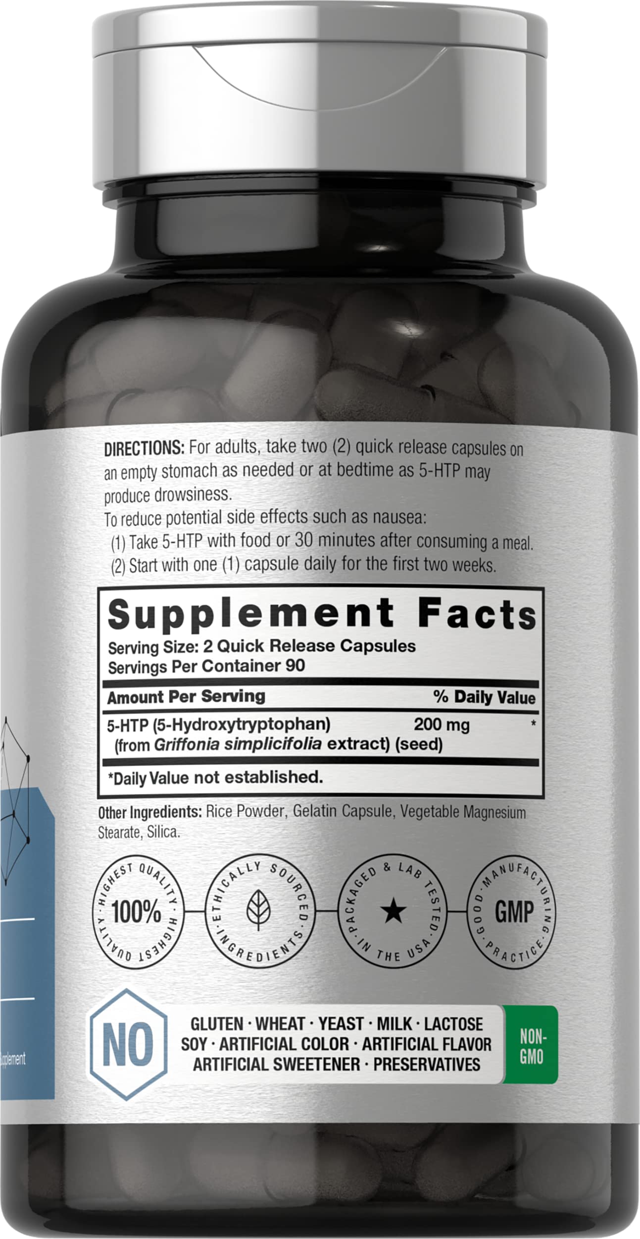 Foto 3 pulgar | Suplemento Horbäach 5htp, 200 Mg, Cápsulas, 180 Unidades - Venta Internacional.