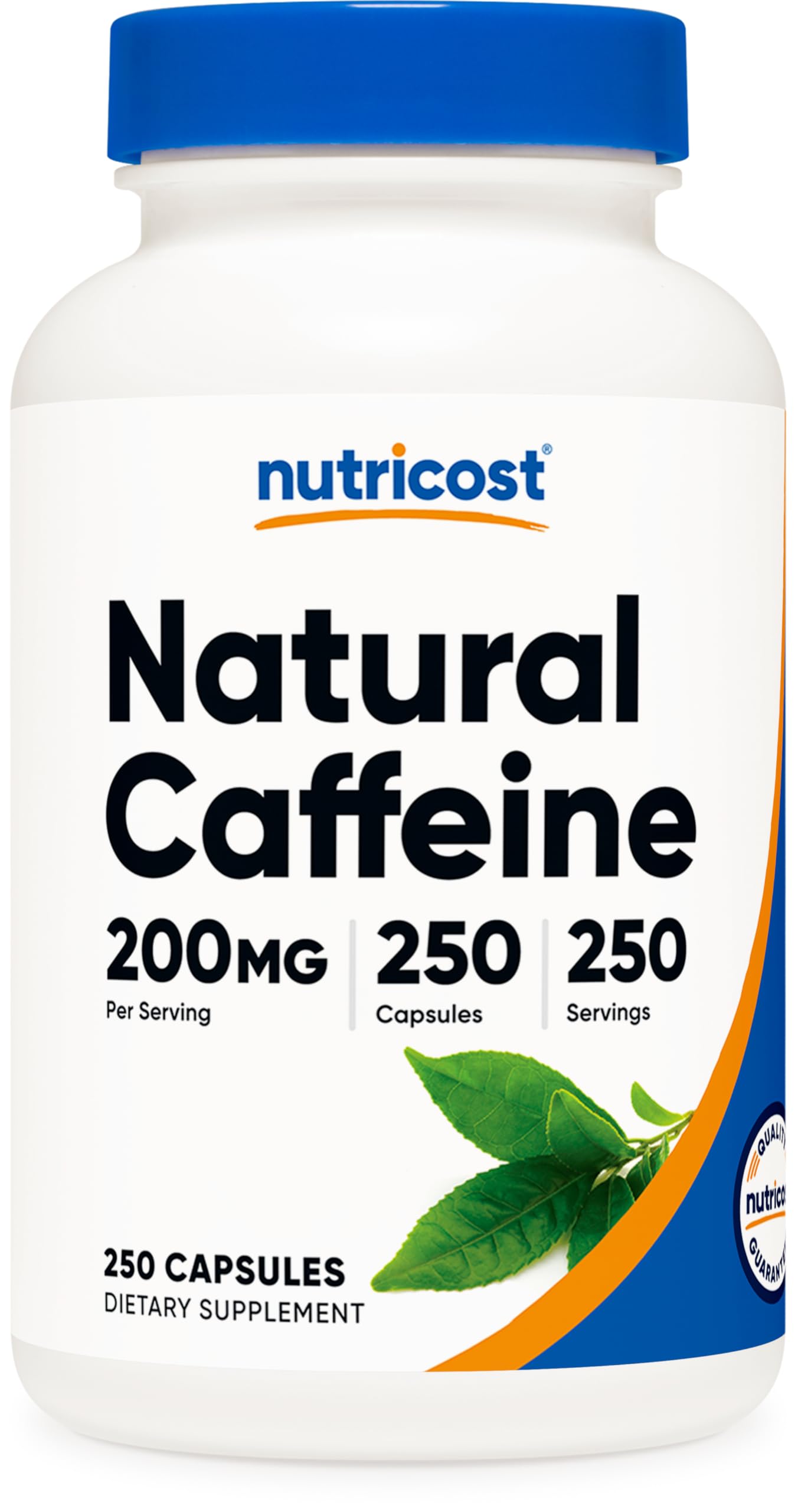 Foto 2 pulgar | Suplemento Nutricost De Cafeína Natural 200 Mg 250 Cápsulas - Venta Internacional.